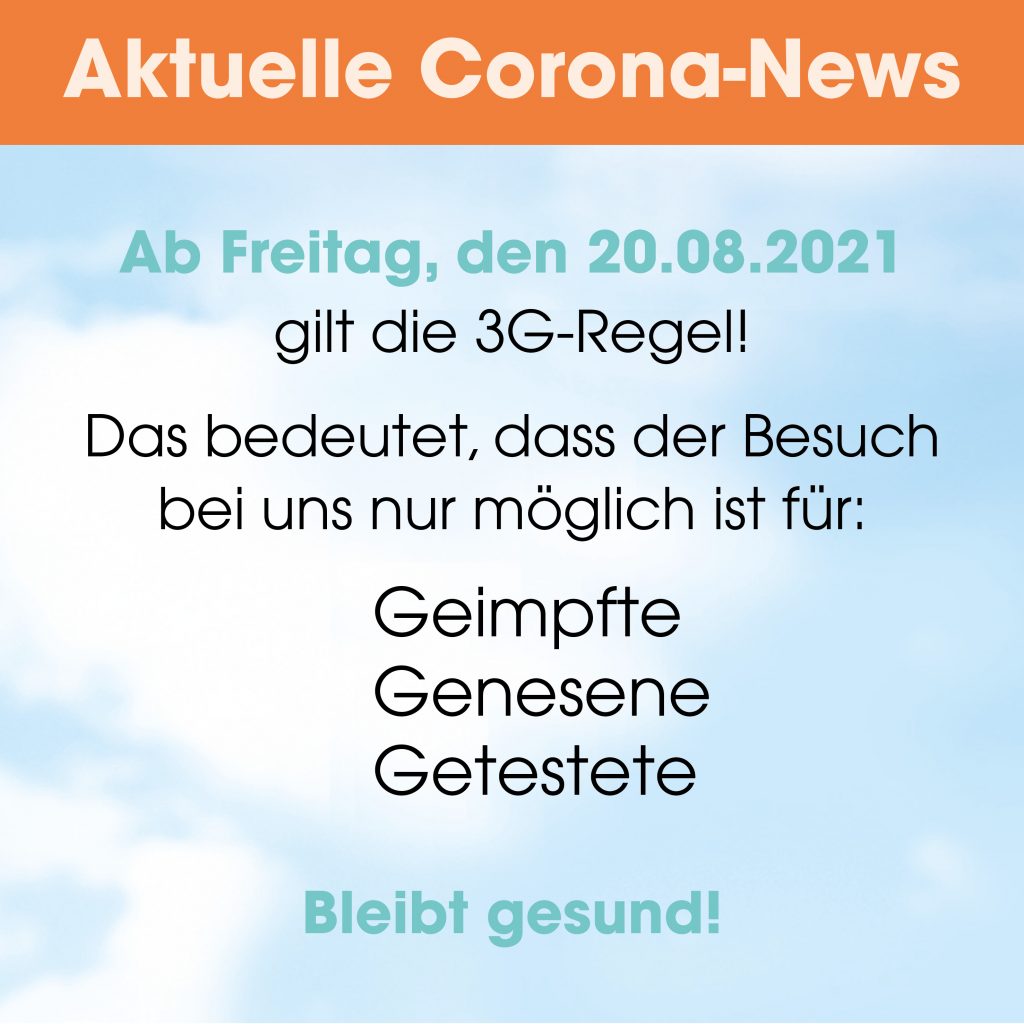 VITA Gesundheit – Corona Update - Standorte Hamm & Lünen – 19.08.2021 | VITA Gesundheit