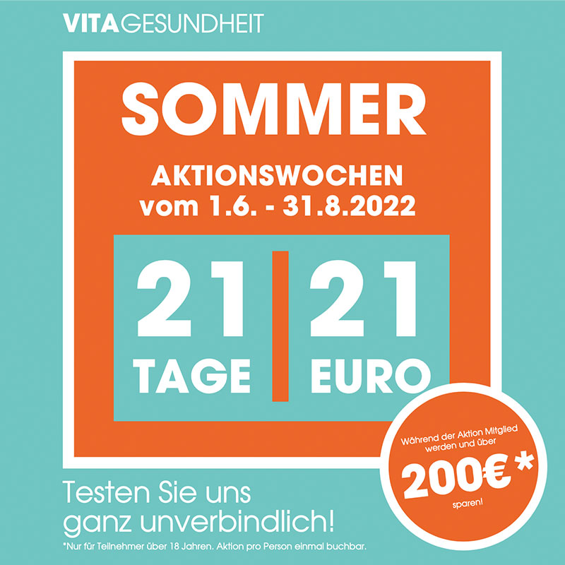 Sommerangebote 2022 - Alfeld | VITA Gesundheit
