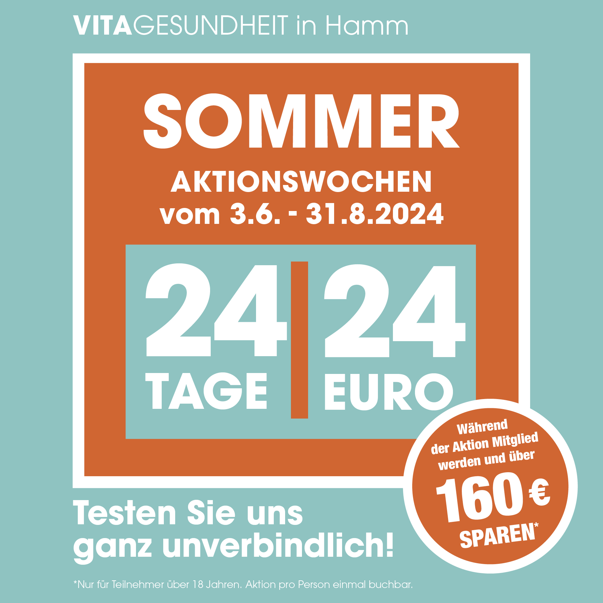 Sommerangebote 2024 - Hamm - Alter Uentroper Weg | VITA Gesundheit