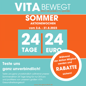 Sommeraktionswochen | VITA Gesundheit