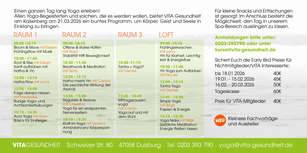 Leistungen | VITA Gesundheit